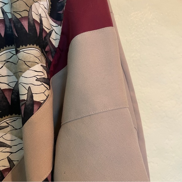 Vintage Patterned Zip Up Light Jacket - Picture 12 of 13